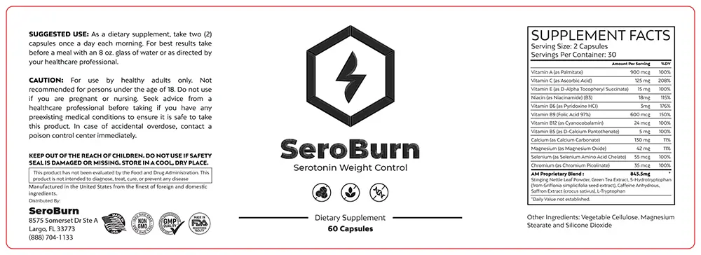 SeroBurn Product Marketing Image